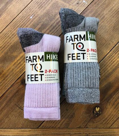 Farm to Feet 2 Pack Hike Sock